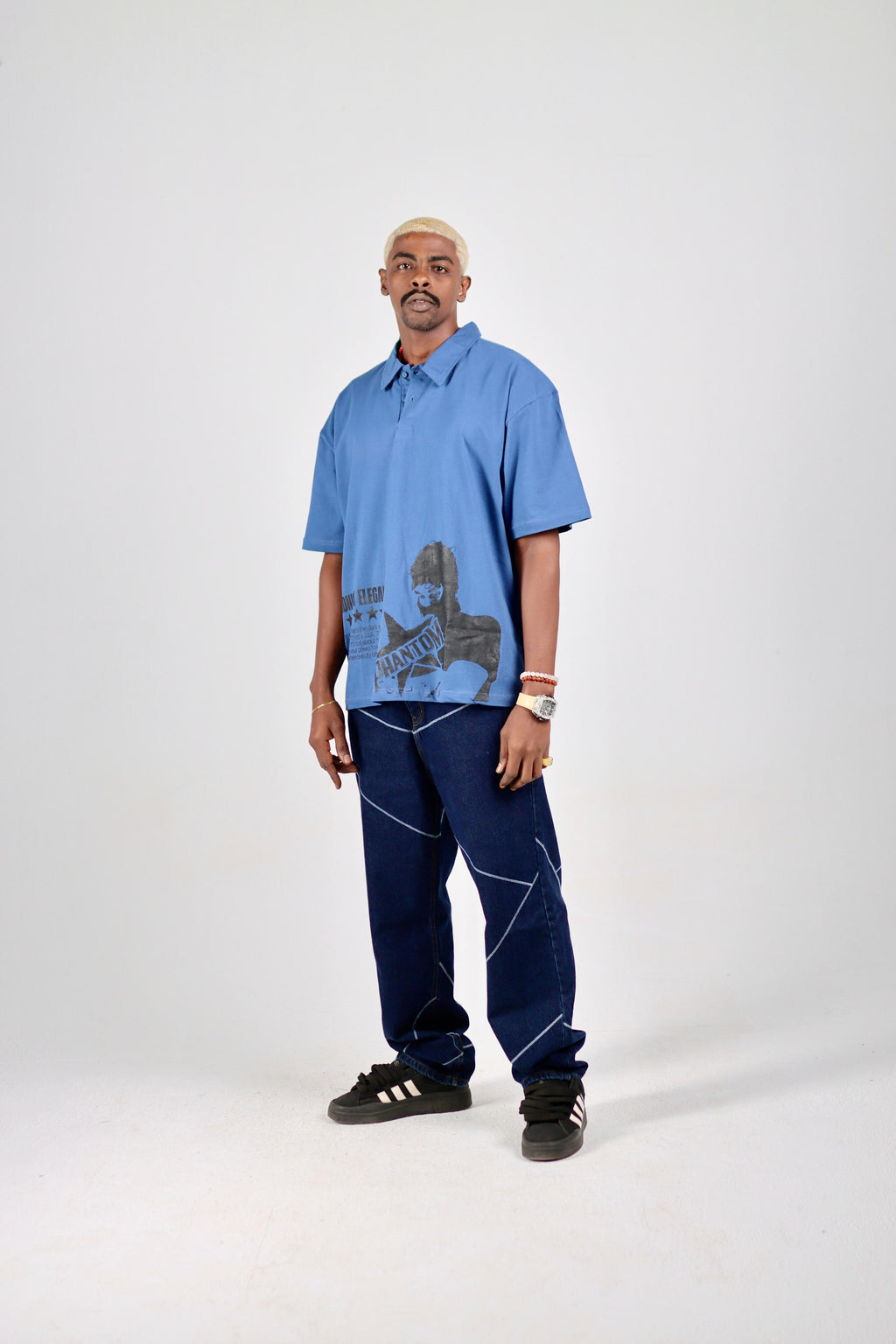 Blue yeat polo