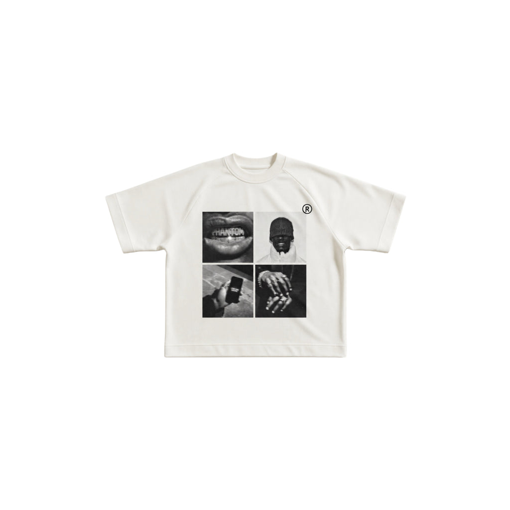 White Block TEE