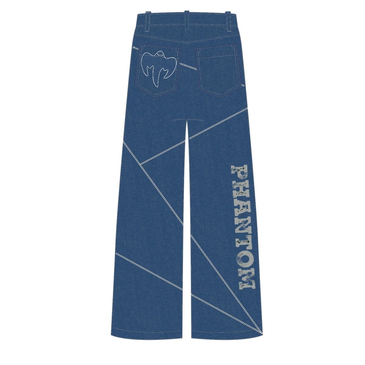 Blue Phantom Geo Denim