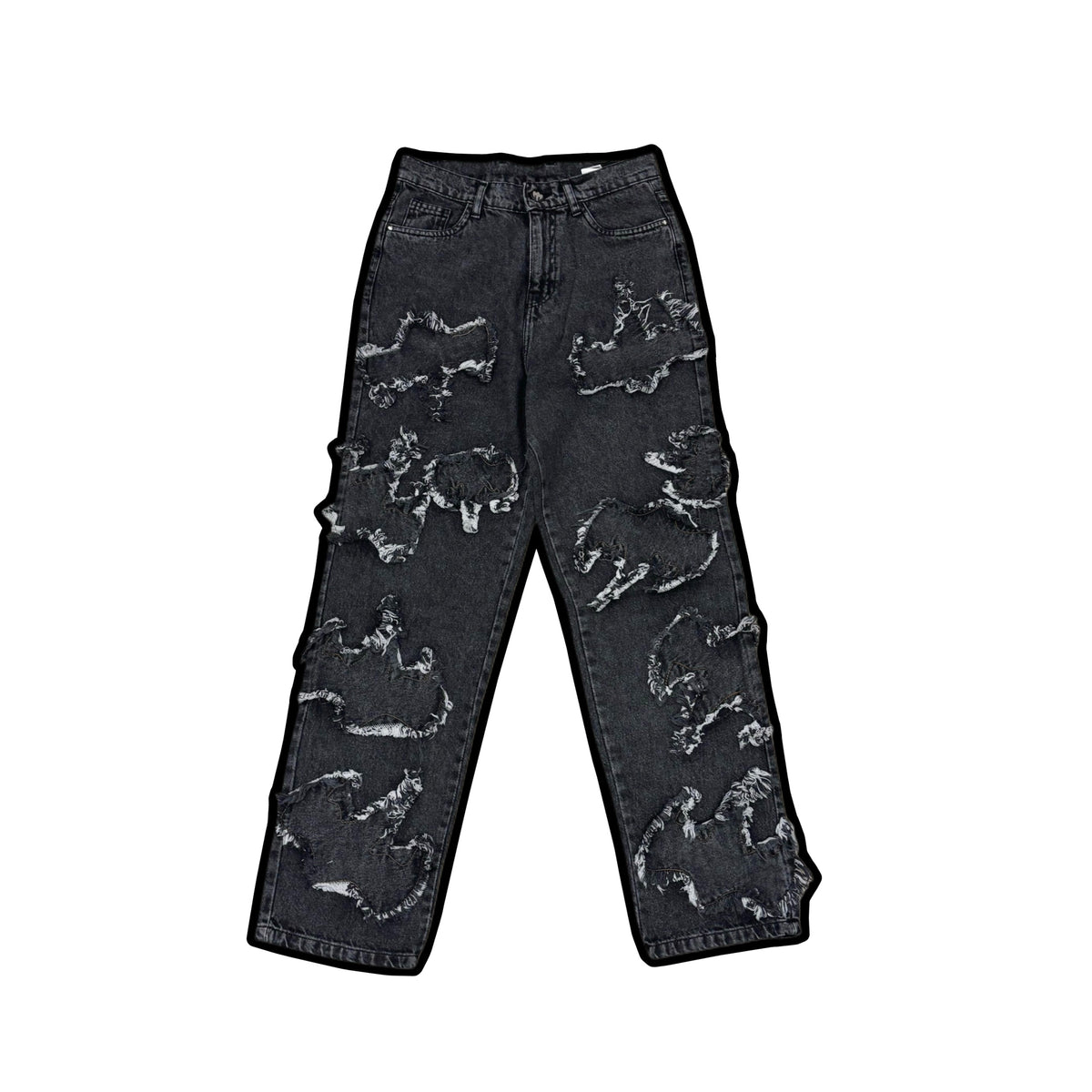 Black Washed Ghost Denim