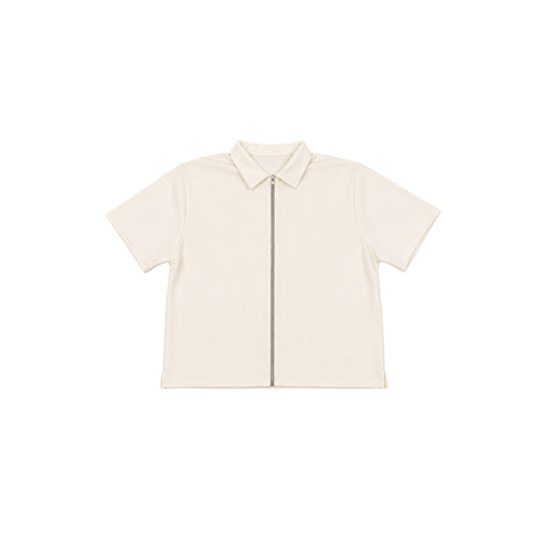Off-White Zip-Up Shirt